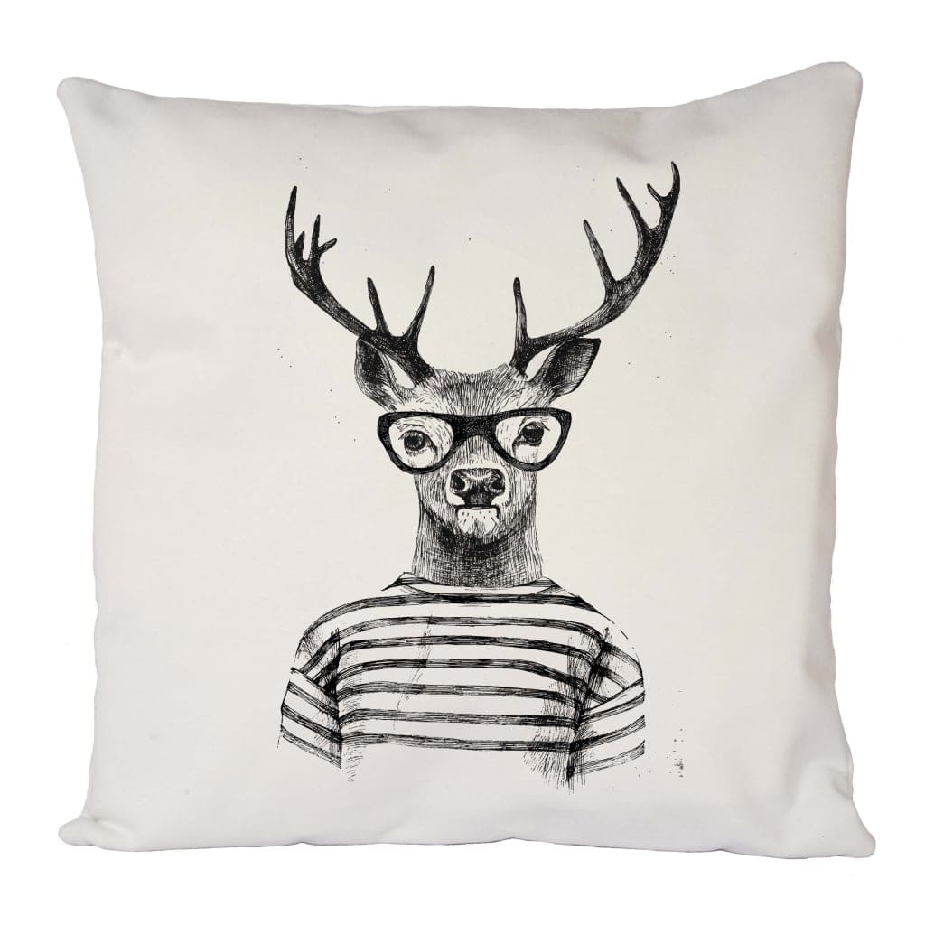 Geek Deer Cushion Cover