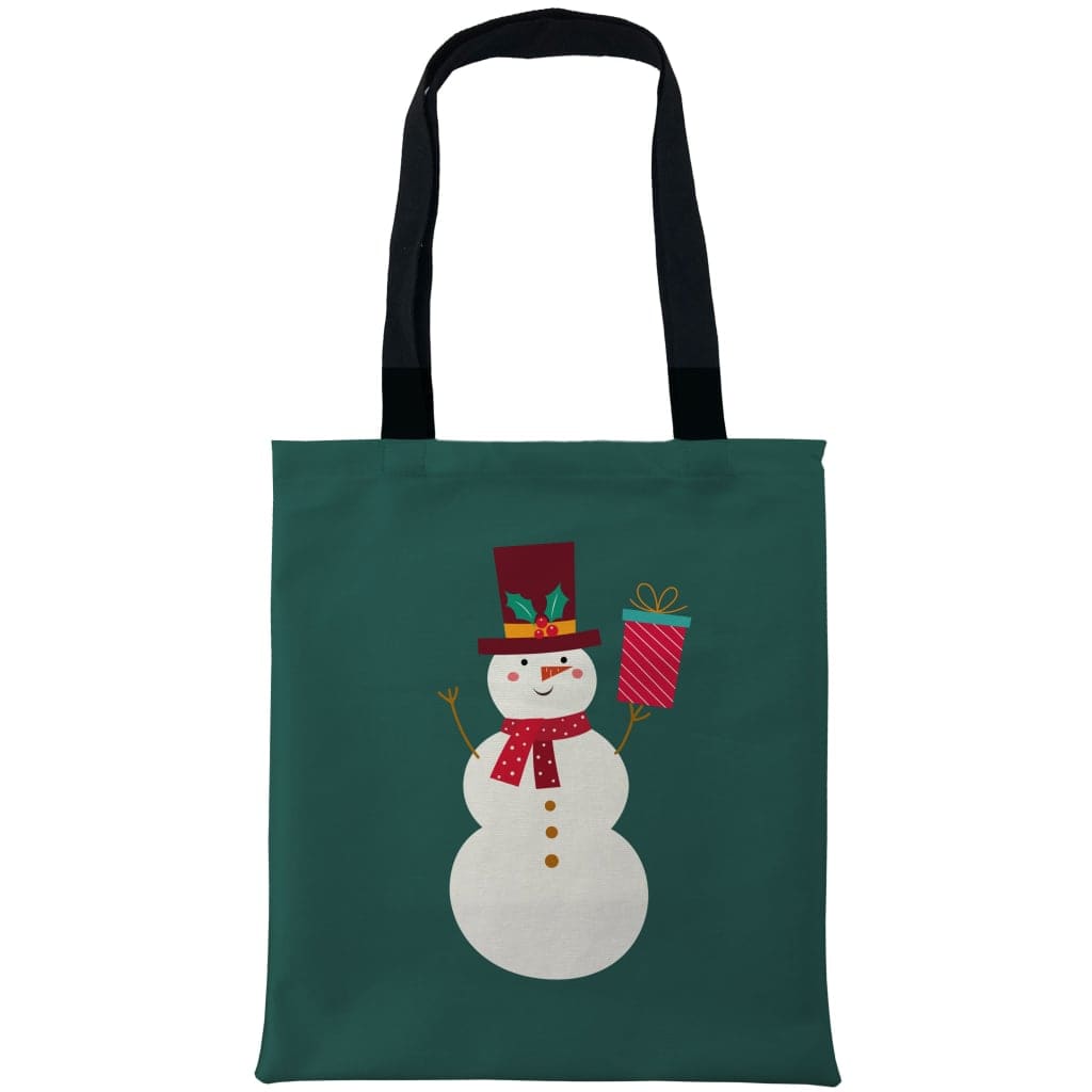 Green Snowman Bags