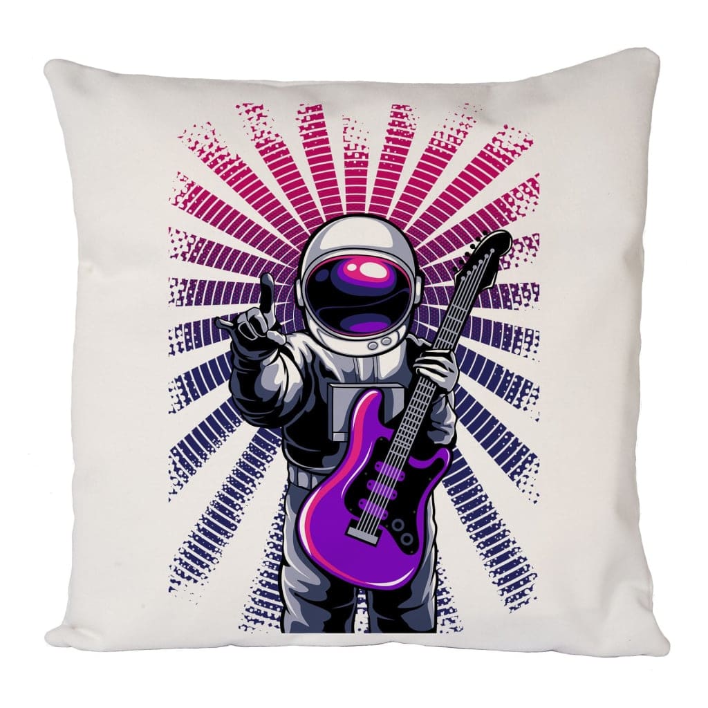 Guitarist Astronaut Cushion Cover