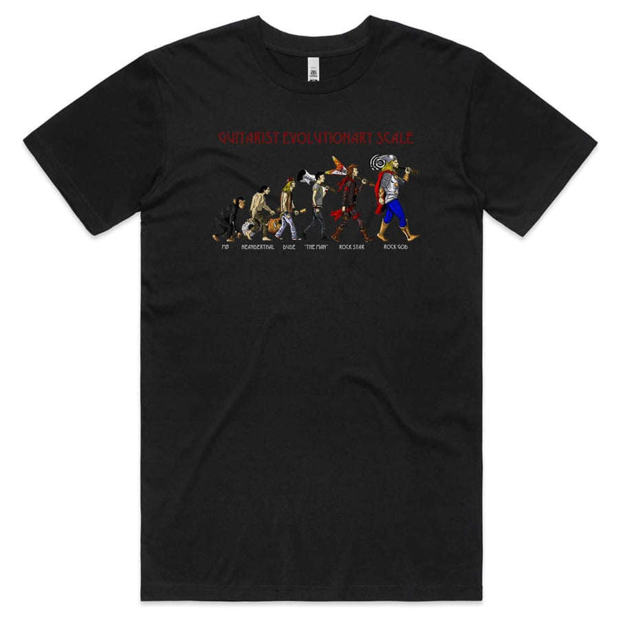 Guitarist Evolutionary Scale T-shirt