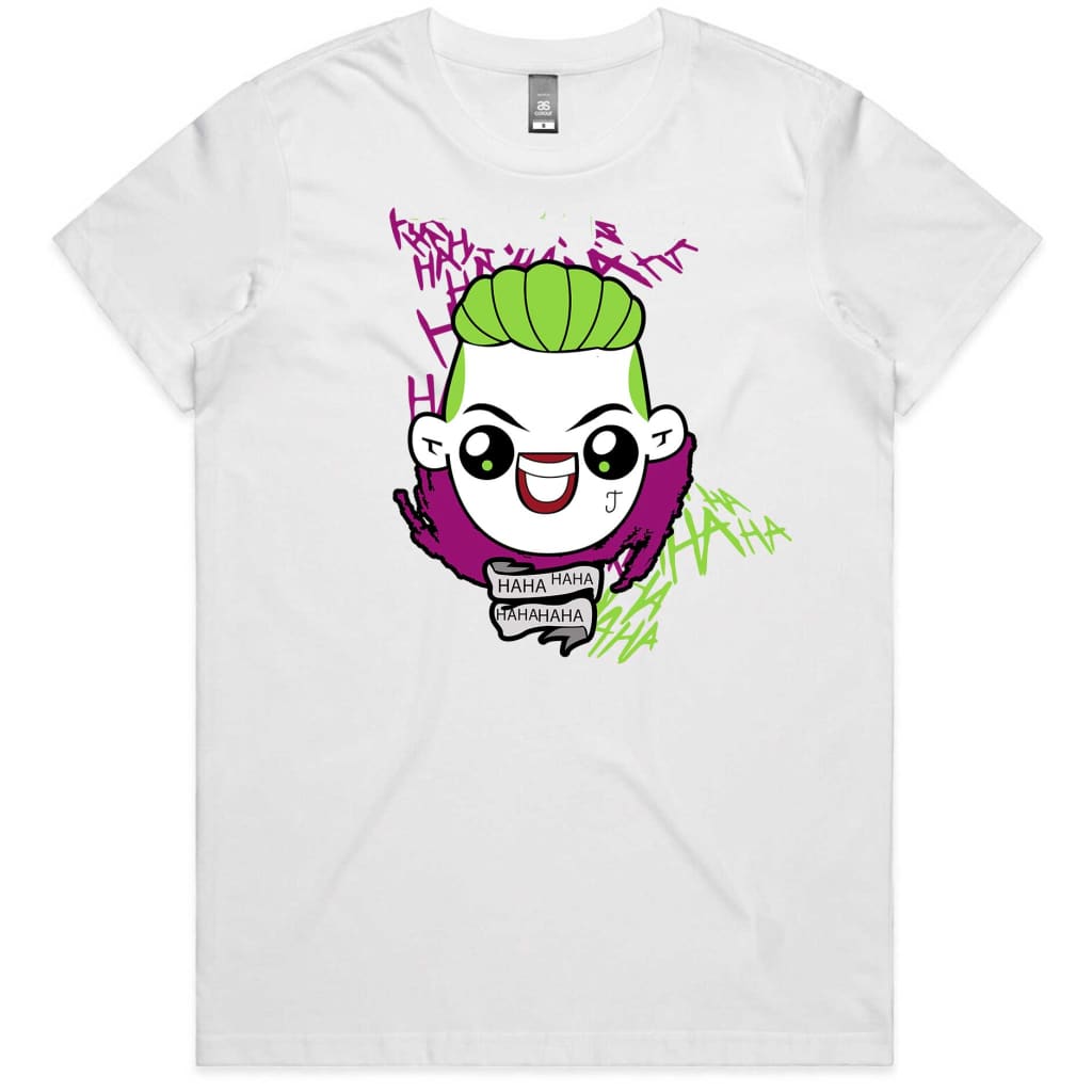 Hahaha Joker Ladies T-shirt