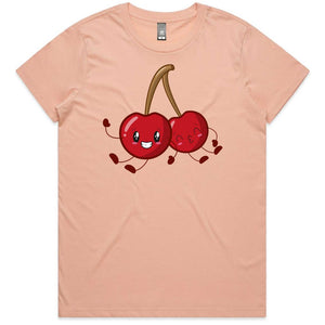 Happy Cherries Ladies T-shirt