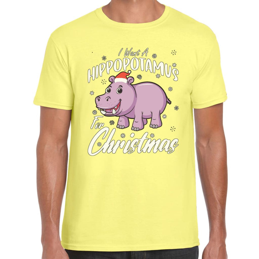 Hippo for Christmas T-shirt