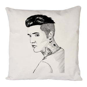 King Of Rock Tattoo Cushion Cover