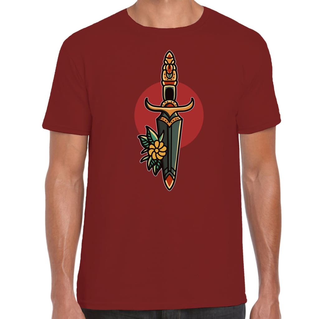 Knife Tattoo T-shirt