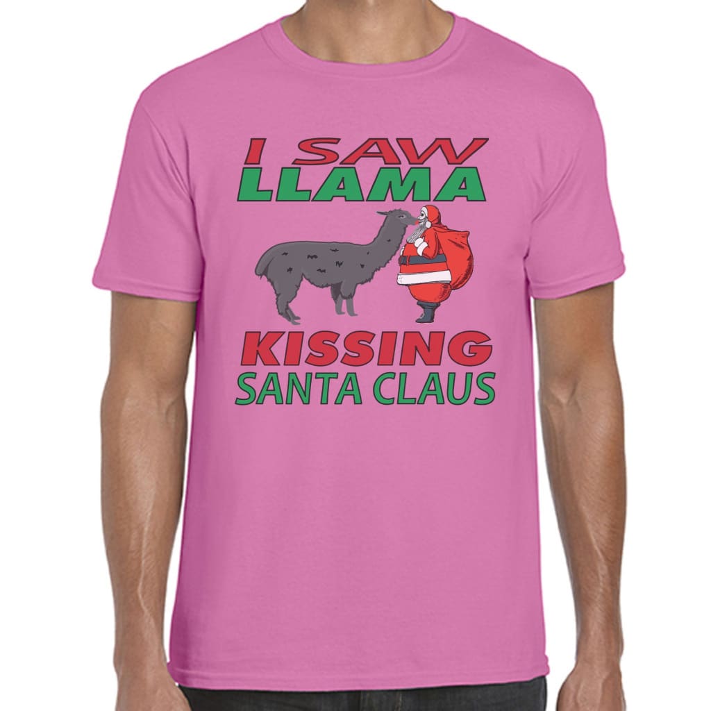 Llama Santa T-shirt