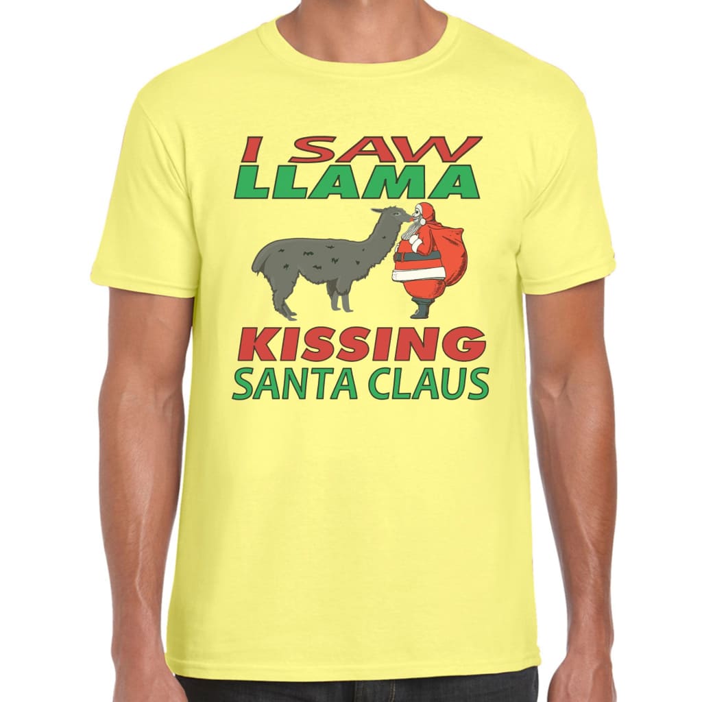 Llama Santa T-shirt