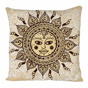 Mandala Sun Cushion Cover