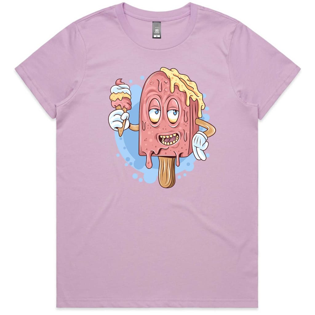 Melting Icecream Ladies T-shirt