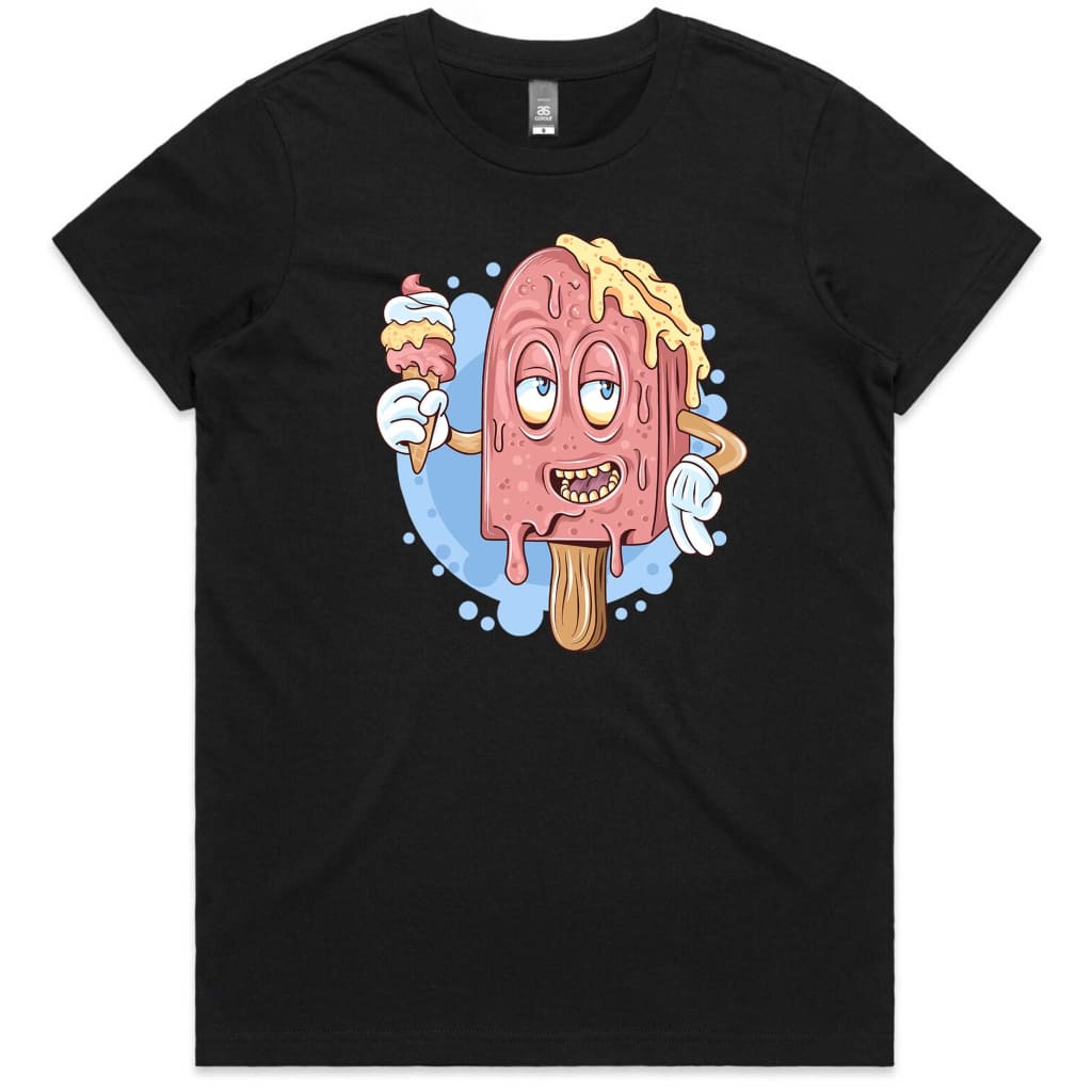 Melting Icecream Ladies T-shirt