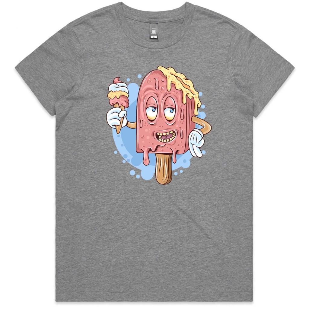 Melting Icecream Ladies T-shirt