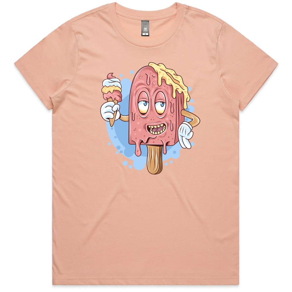 Melting Icecream Ladies T-shirt