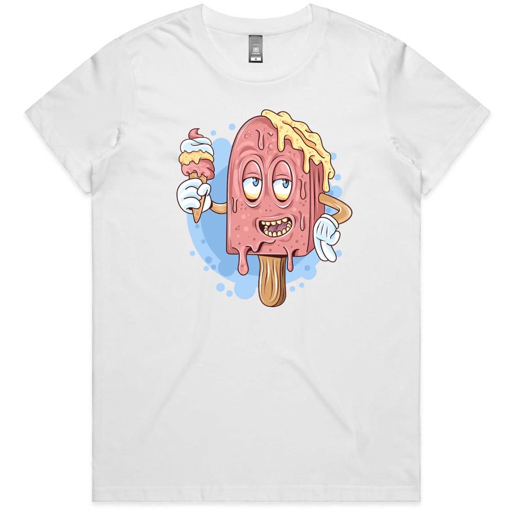 Melting Icecream Ladies T-shirt