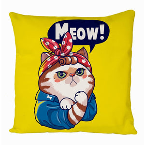 Meow Can Do It Cushion Cover