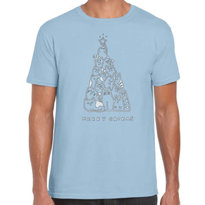 Merry Catmas Tree T-shirt
