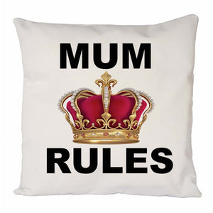 Mum Rules Crown Cushion Cover