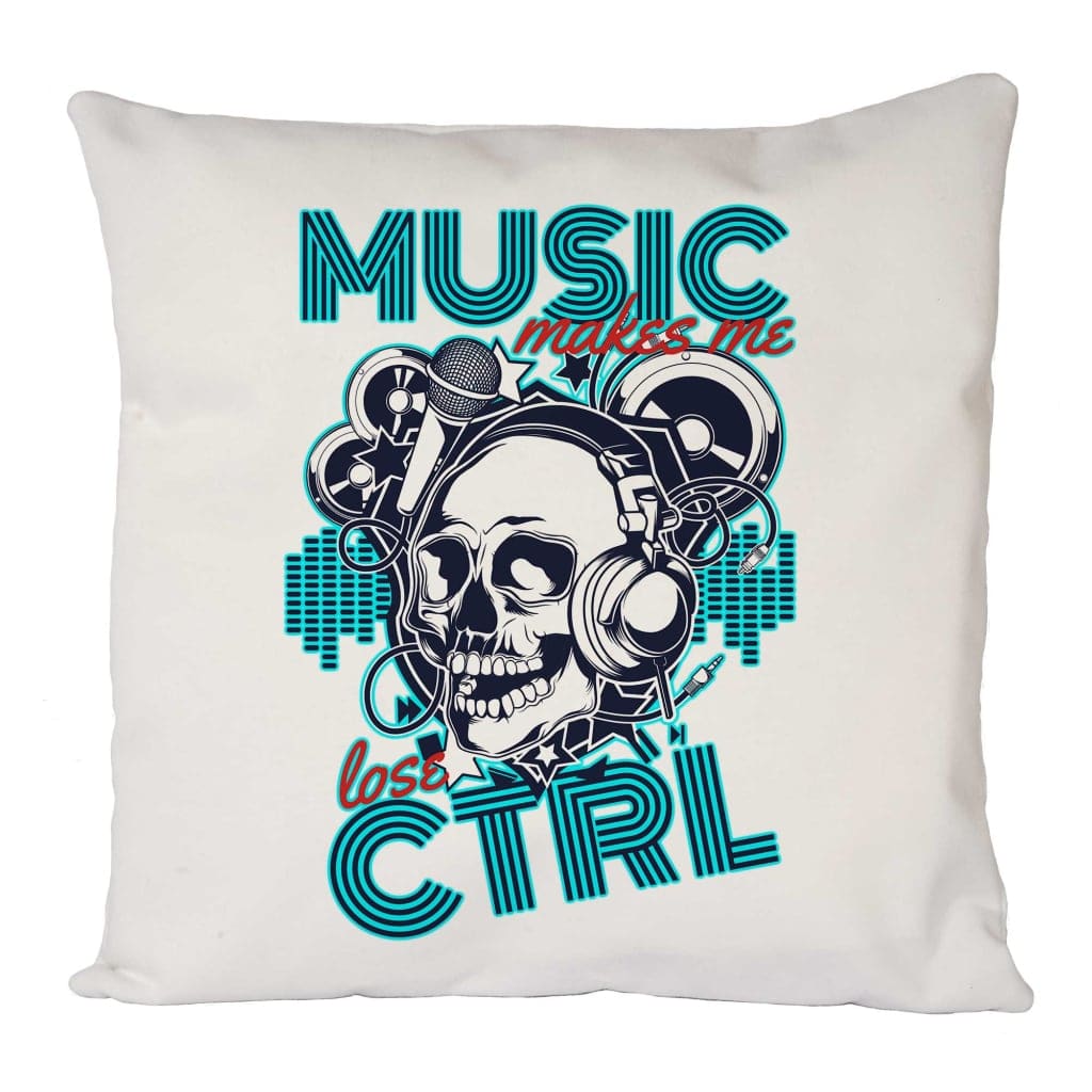 Music Makes Me Lose Ctrl Cushion Cover