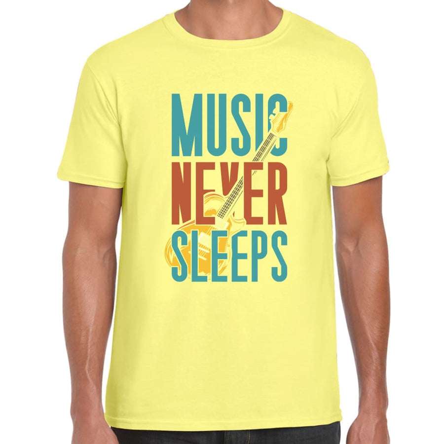 Music never Sleeps T-shirt