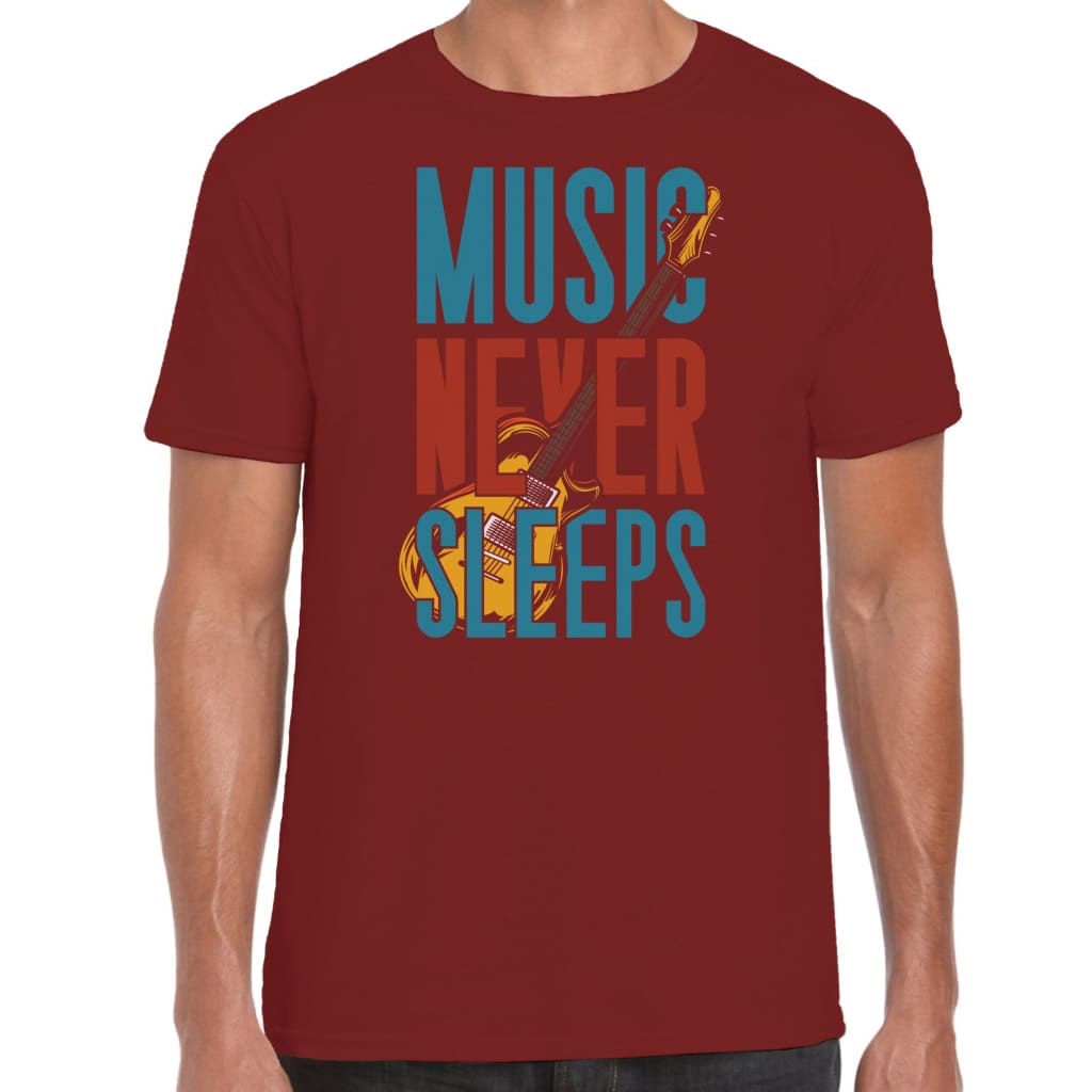 Music never Sleeps T-shirt