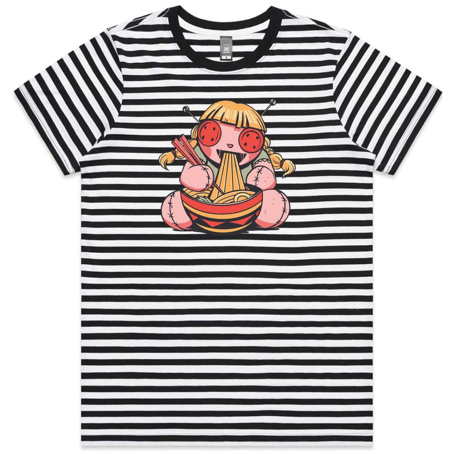 Noodle Girl Ladies Striped T-shirt