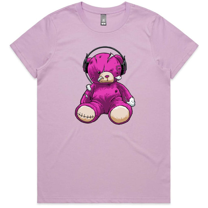 Pink Teddy Ladies T-shirt