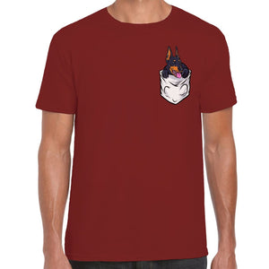 Pocket Doberman T-shirt