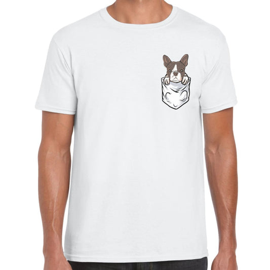 Pocket French Bulldog T-shirt