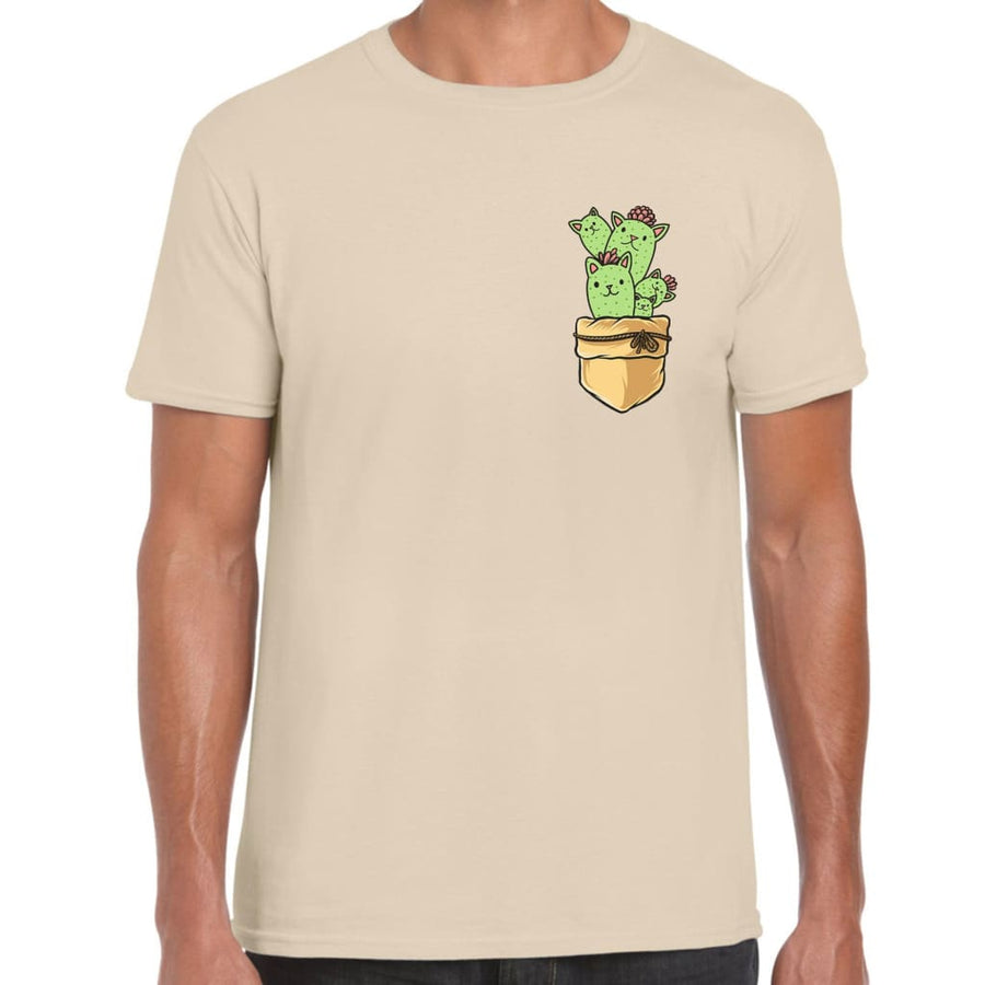 Pocket Happy Cactuses T-shirt