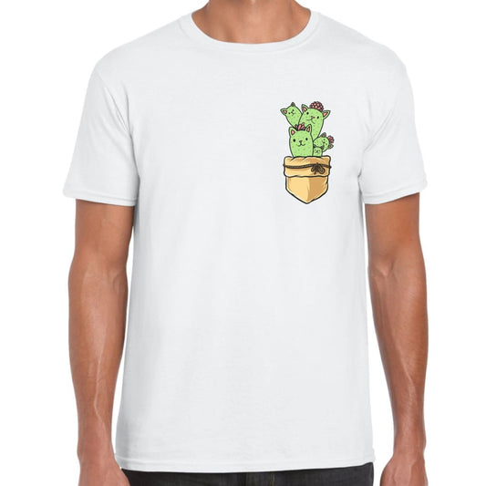 Pocket Happy Cactuses T-shirt