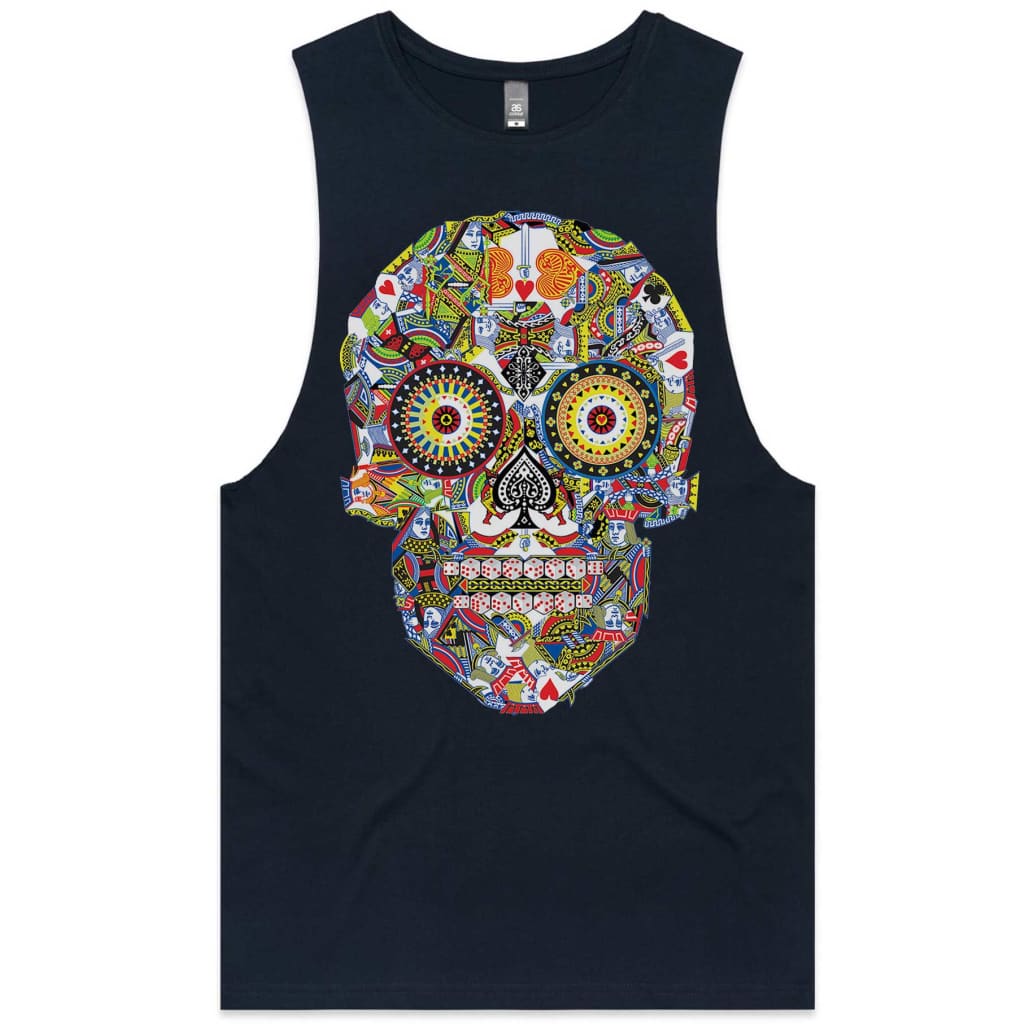 Poker Skull Vest