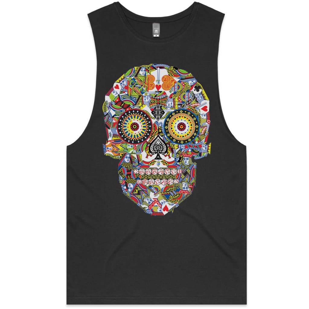 Poker Skull Vest