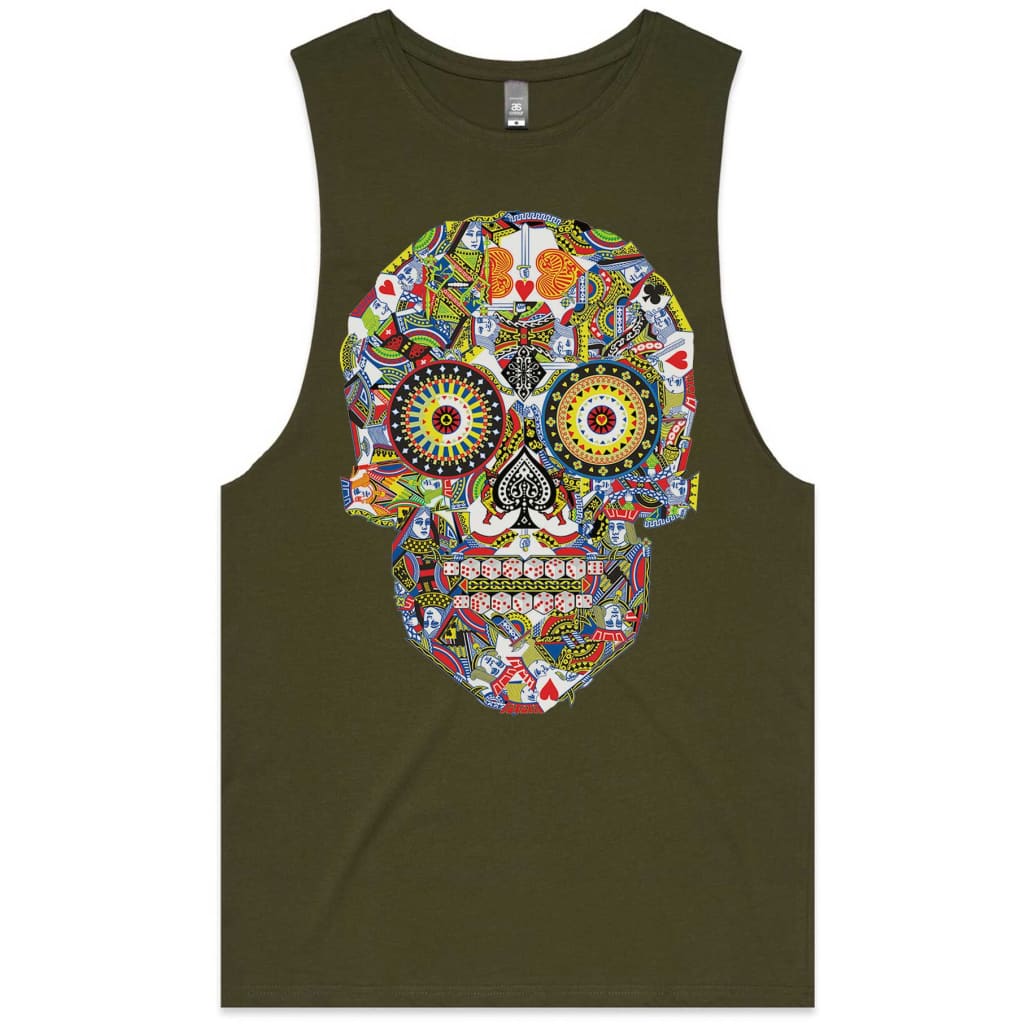 Poker Skull Vest