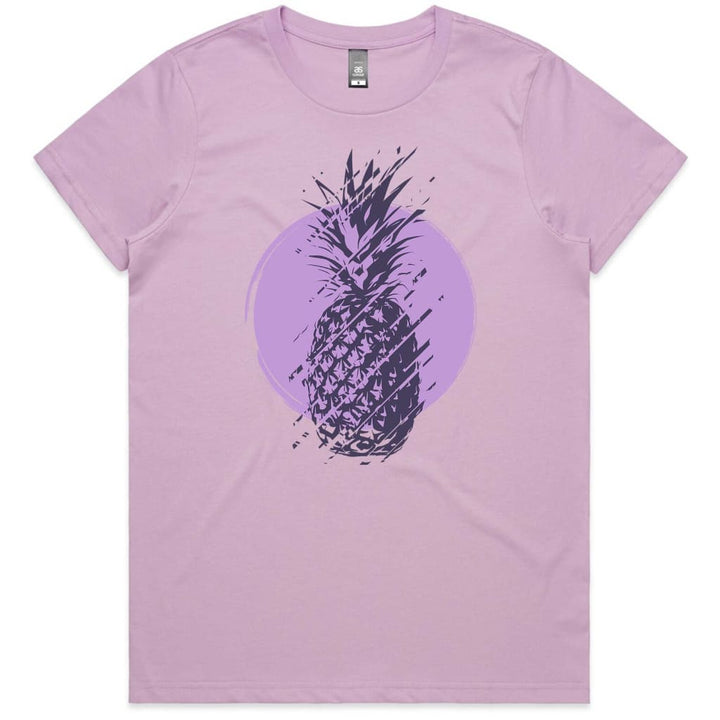 Purple Pineapple Ladies T-shirt