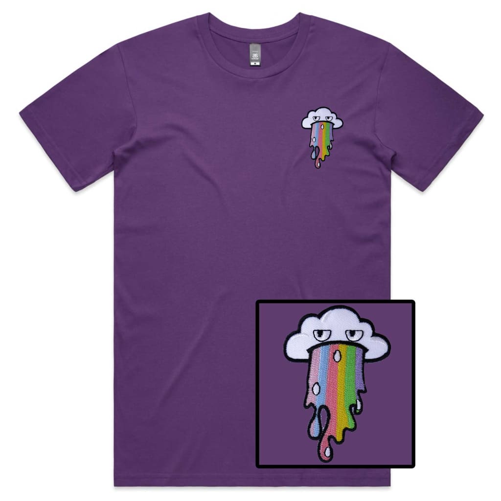 Rainbow Cloud Face T-shirt