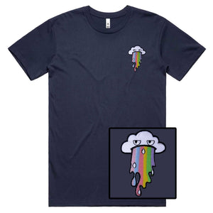 Rainbow Cloud Face T-shirt
