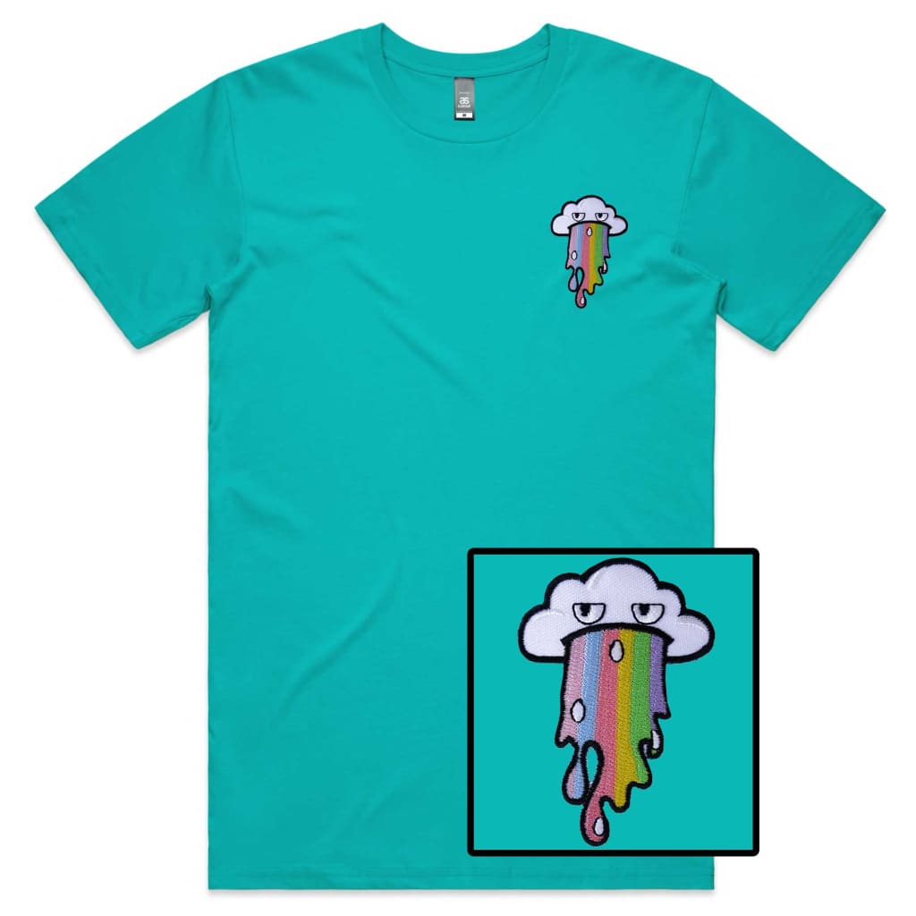 Rainbow Cloud Face T-shirt