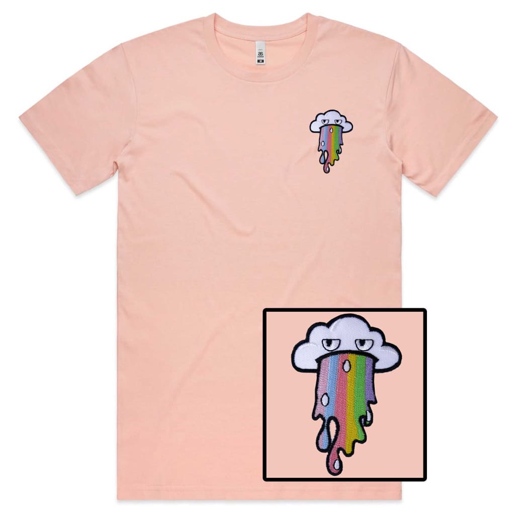 Rainbow Cloud Face T-shirt