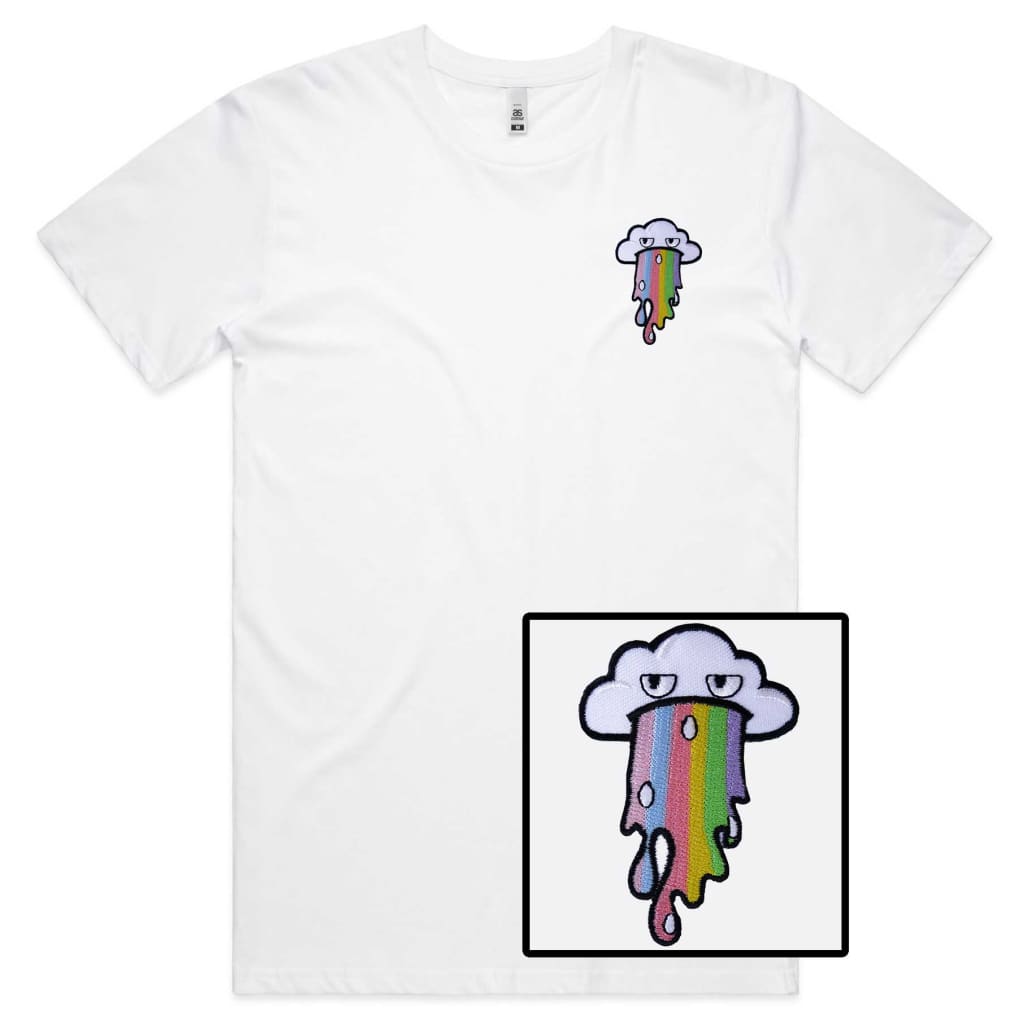 Rainbow Cloud Face T-shirt