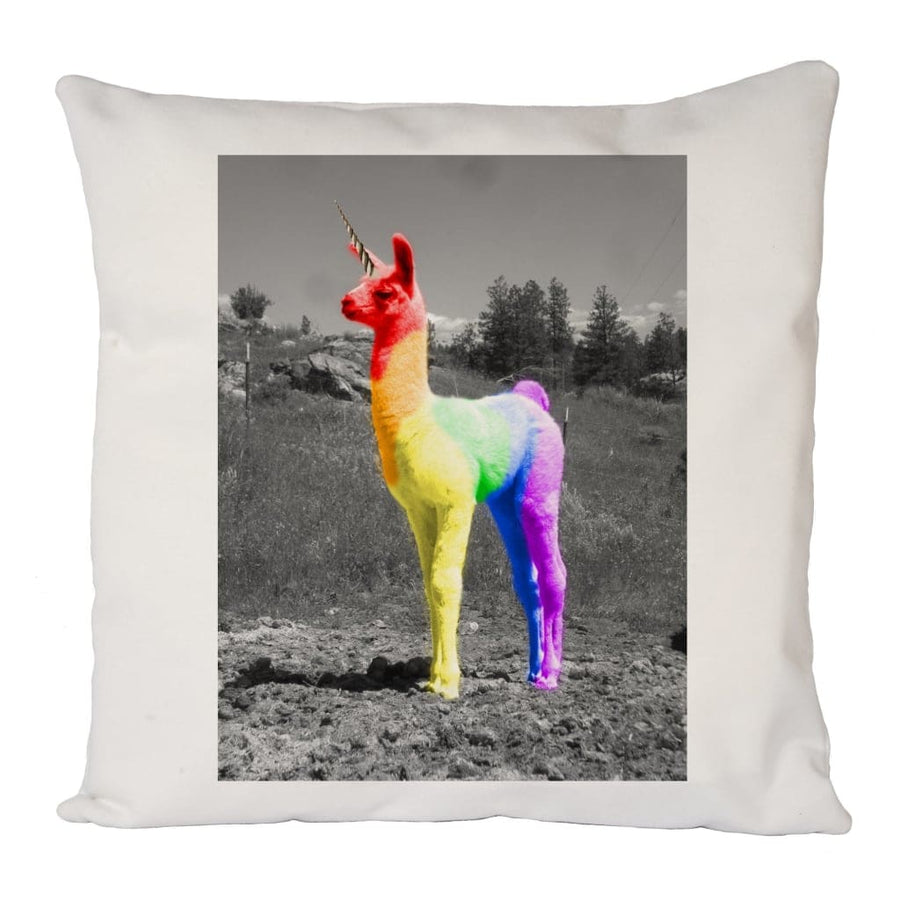 Rainbow Llama Unicorn Cushion Cover