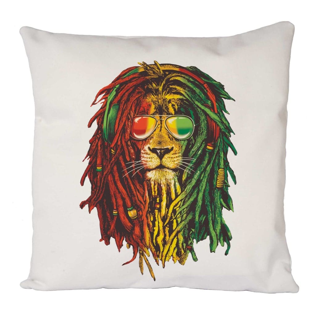 Rasta Lion Cushion Cover