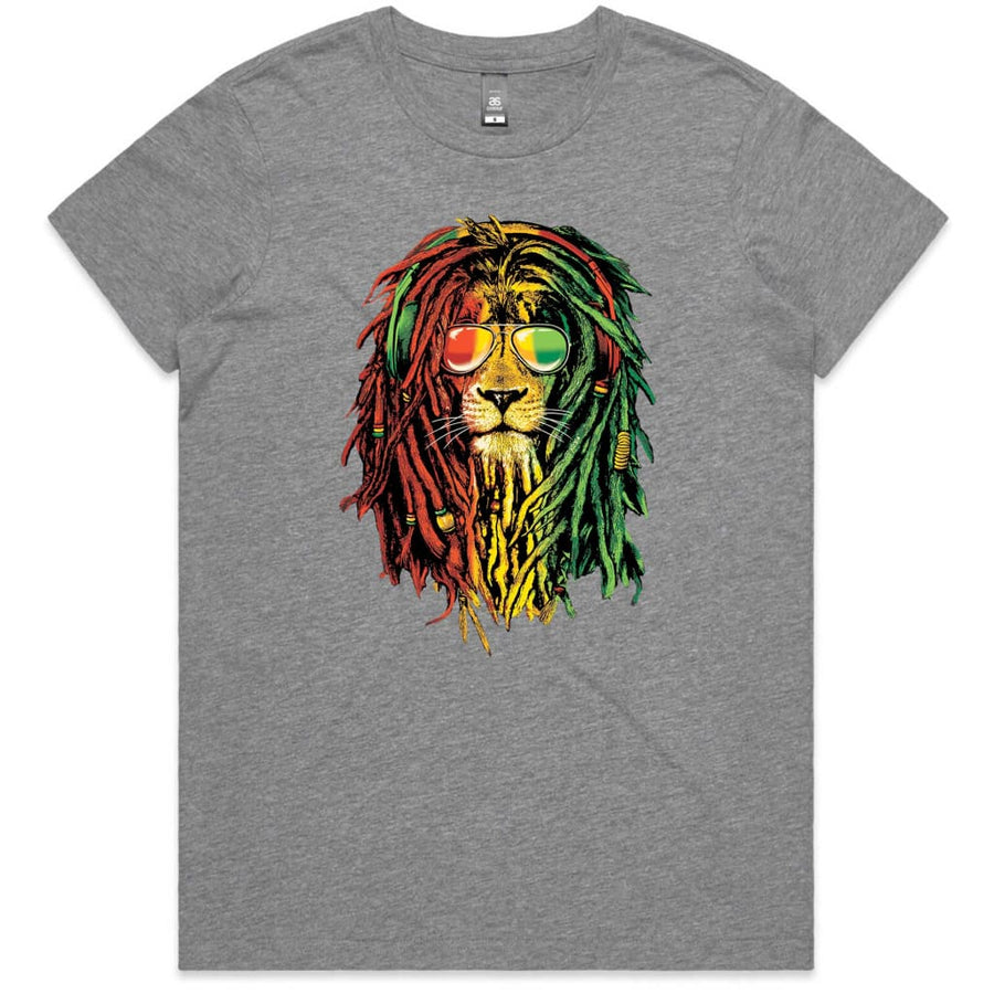 Rasta Lion Ladies T-shirt
