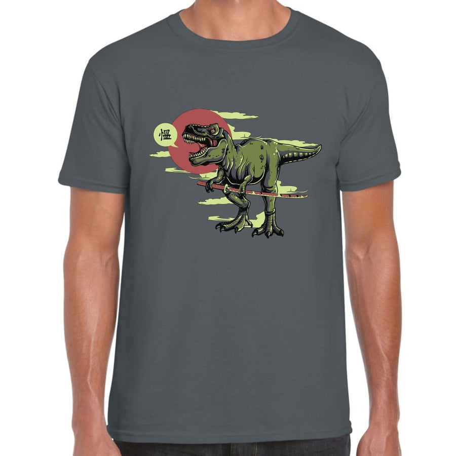 Samurai T-rex T-shirt