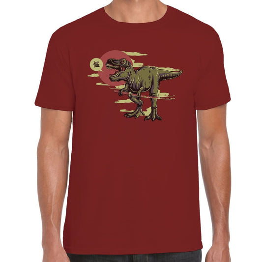 Samurai T-rex T-shirt