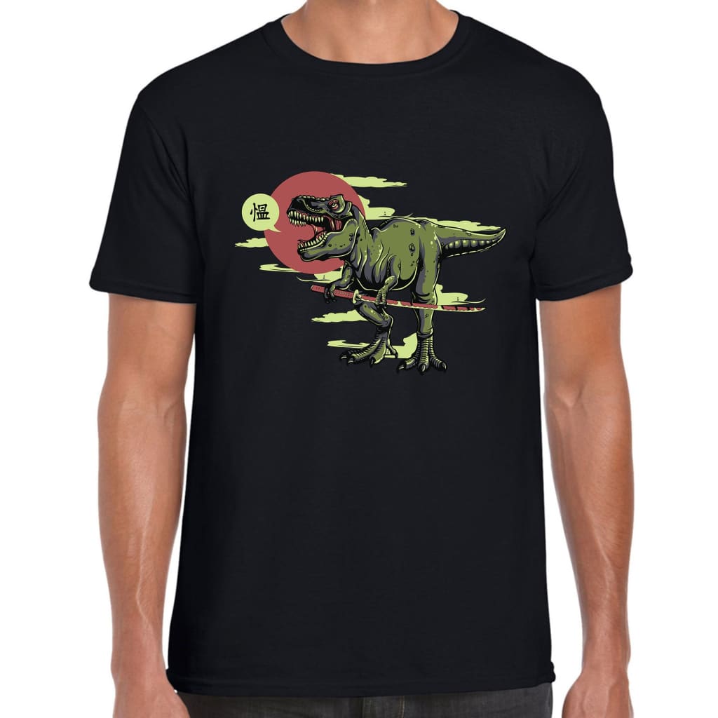 Samurai T-rex T-shirt