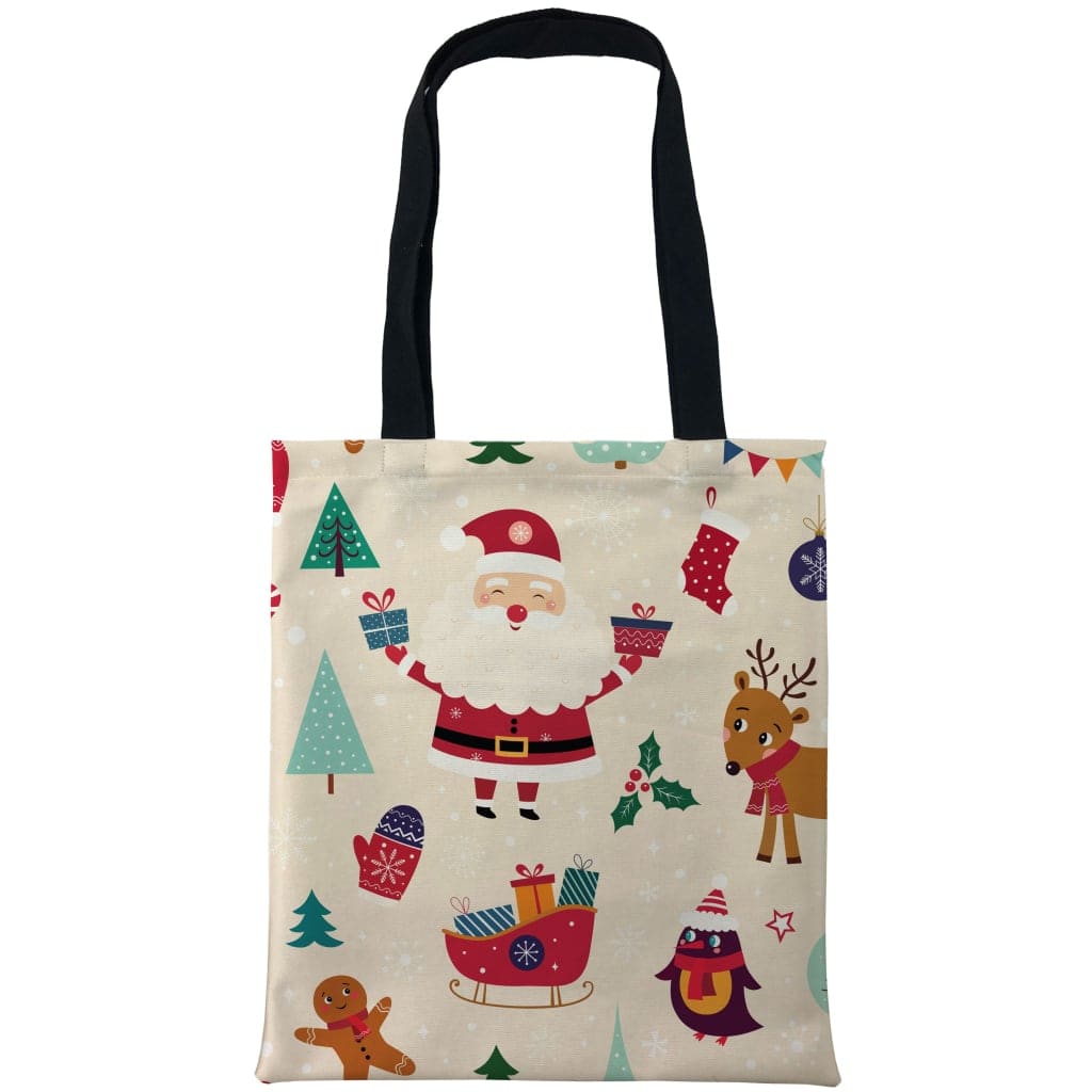 Santa Claus With Gifts Bags