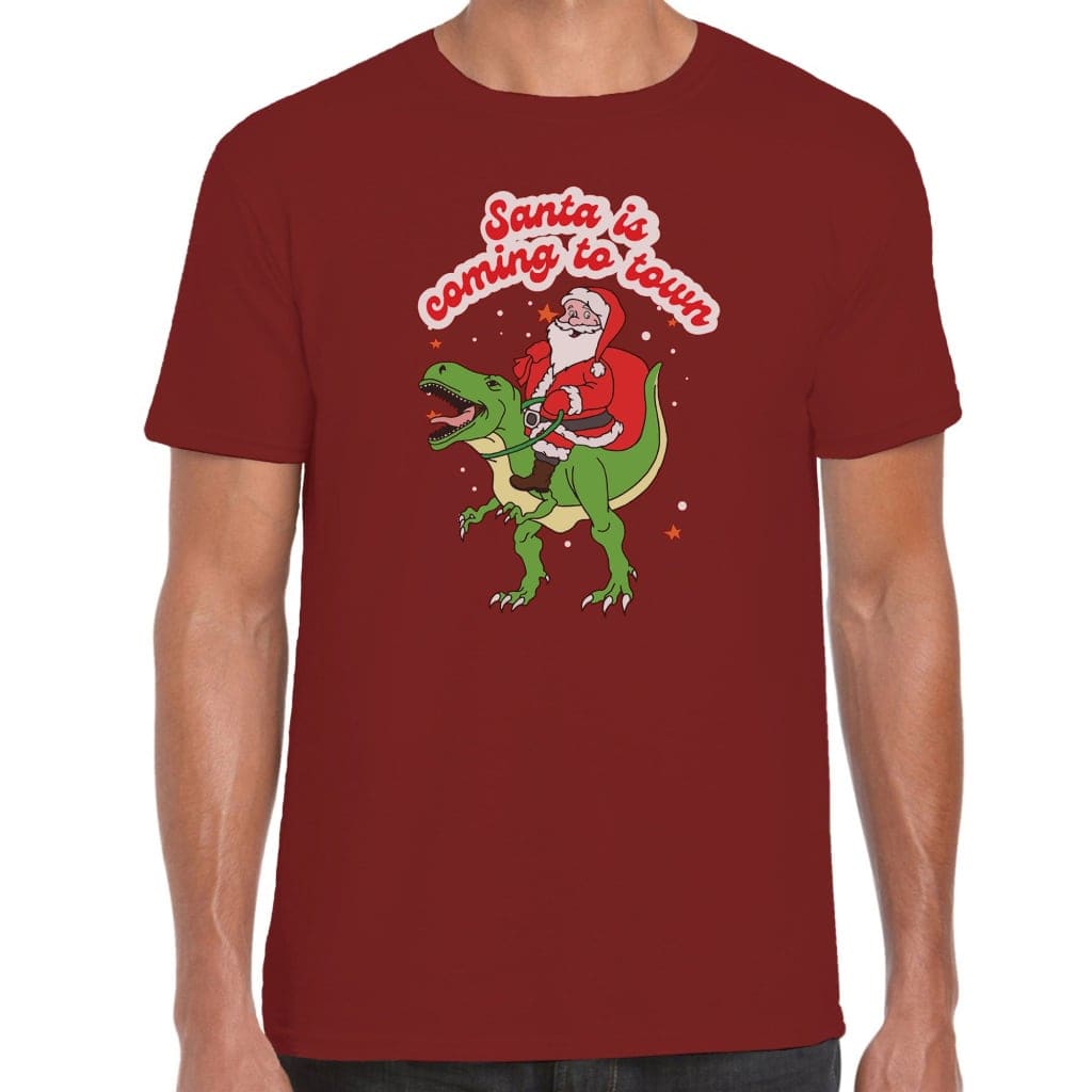 Santa Is Coming To Town T-Shirt