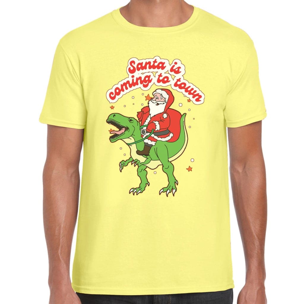 Santa Is Coming To Town T-Shirt