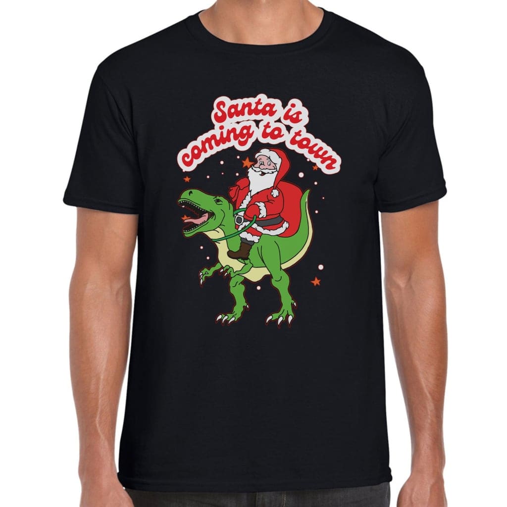 Santa Is Coming To Town T-Shirt