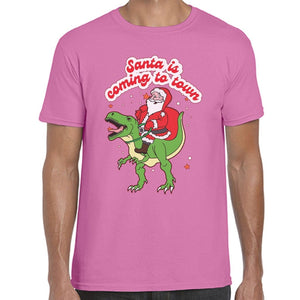 Santa Is Coming To Town T-Shirt