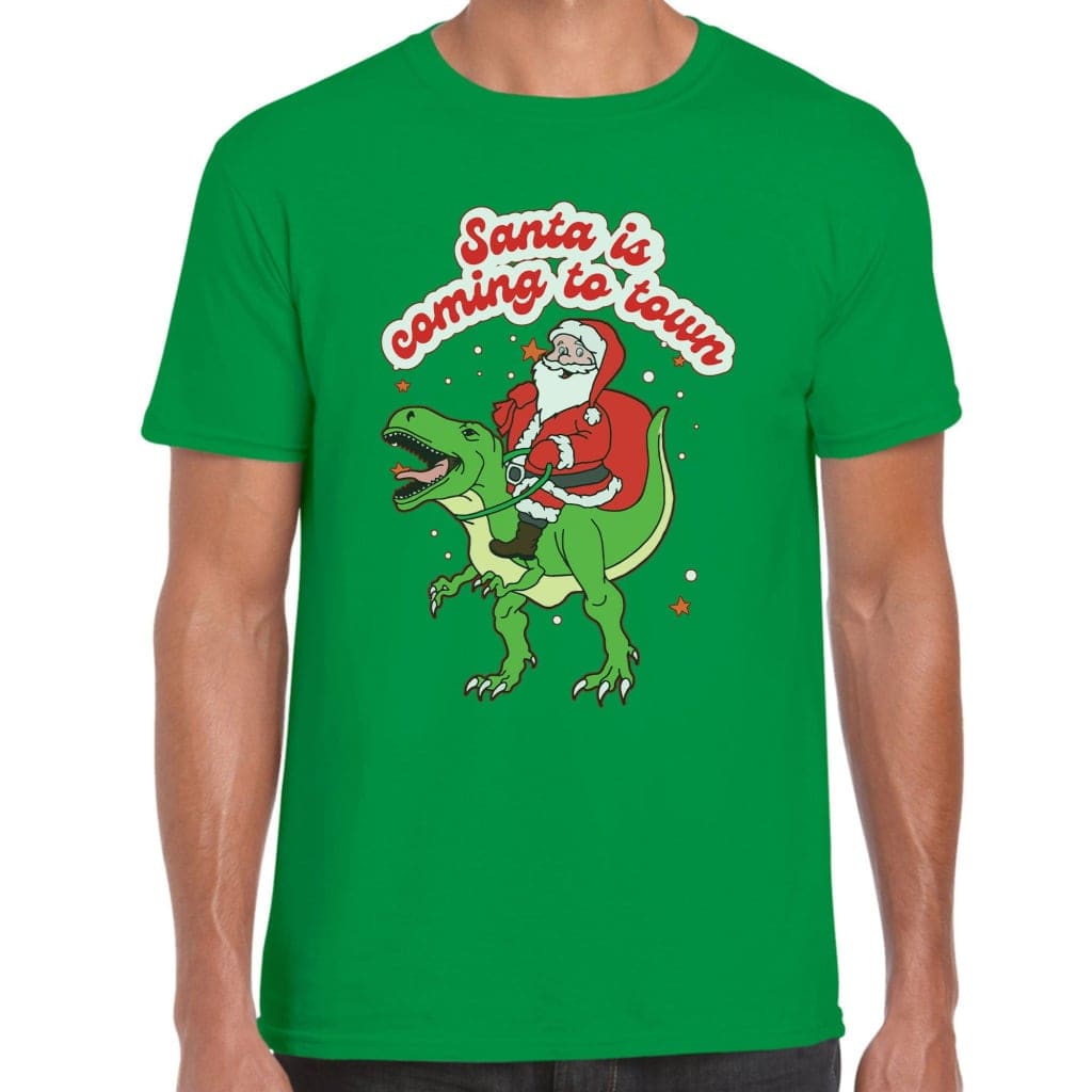 Santa Is Coming To Town T-Shirt